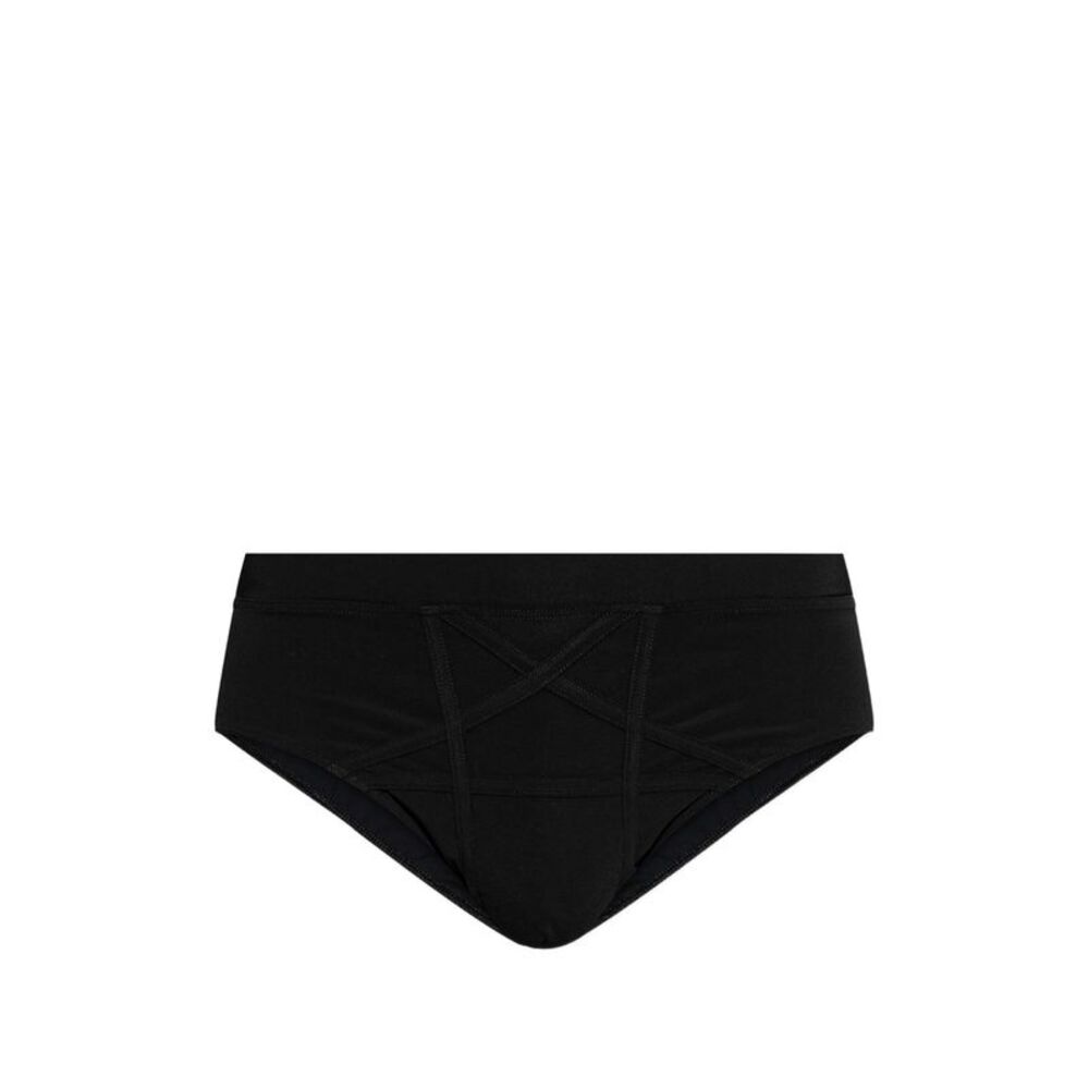 Rick Owens Black Beachwear - Swimming Trunks Men